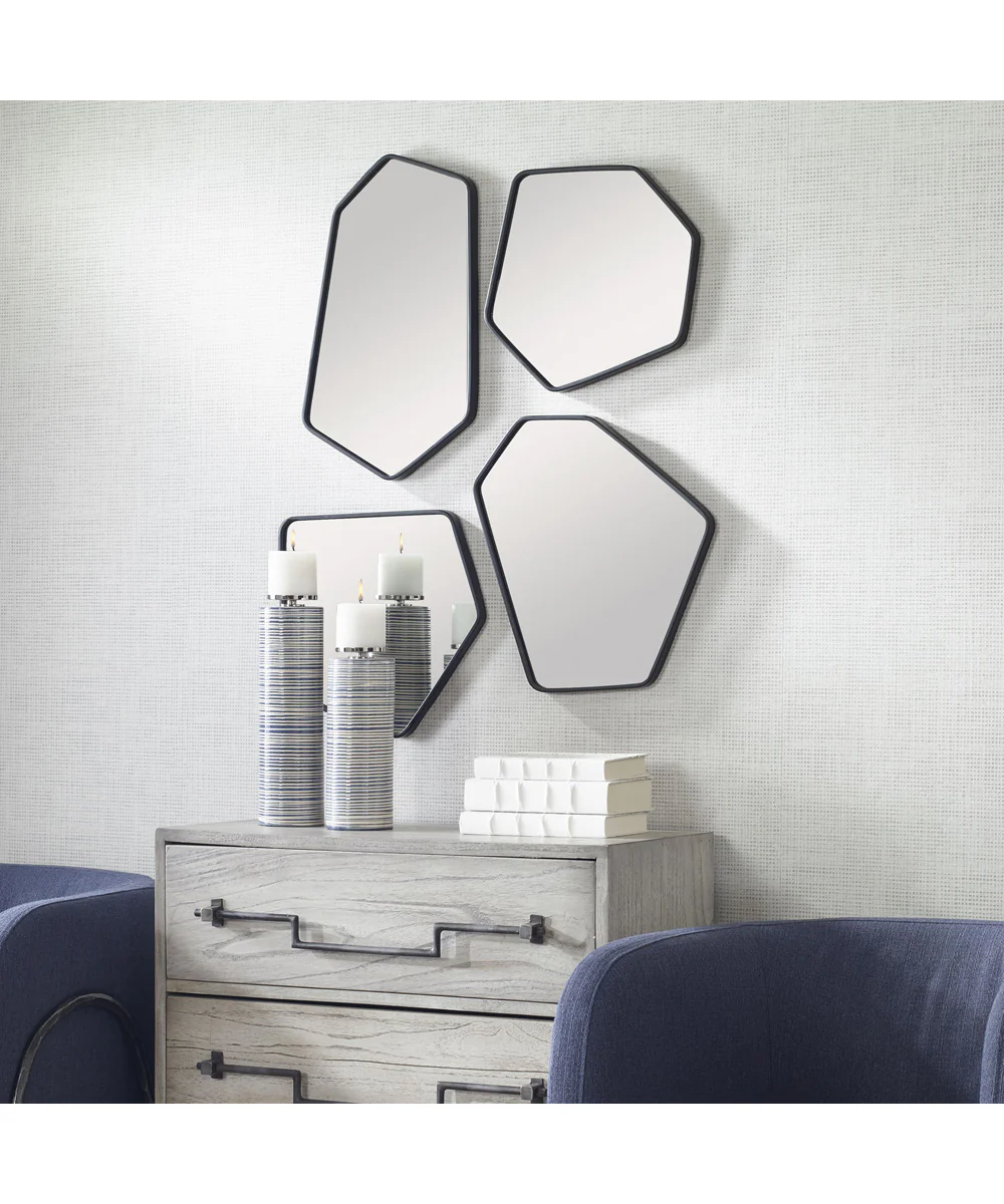 Linneah Black Mirrors, Set of 4 - Image 3