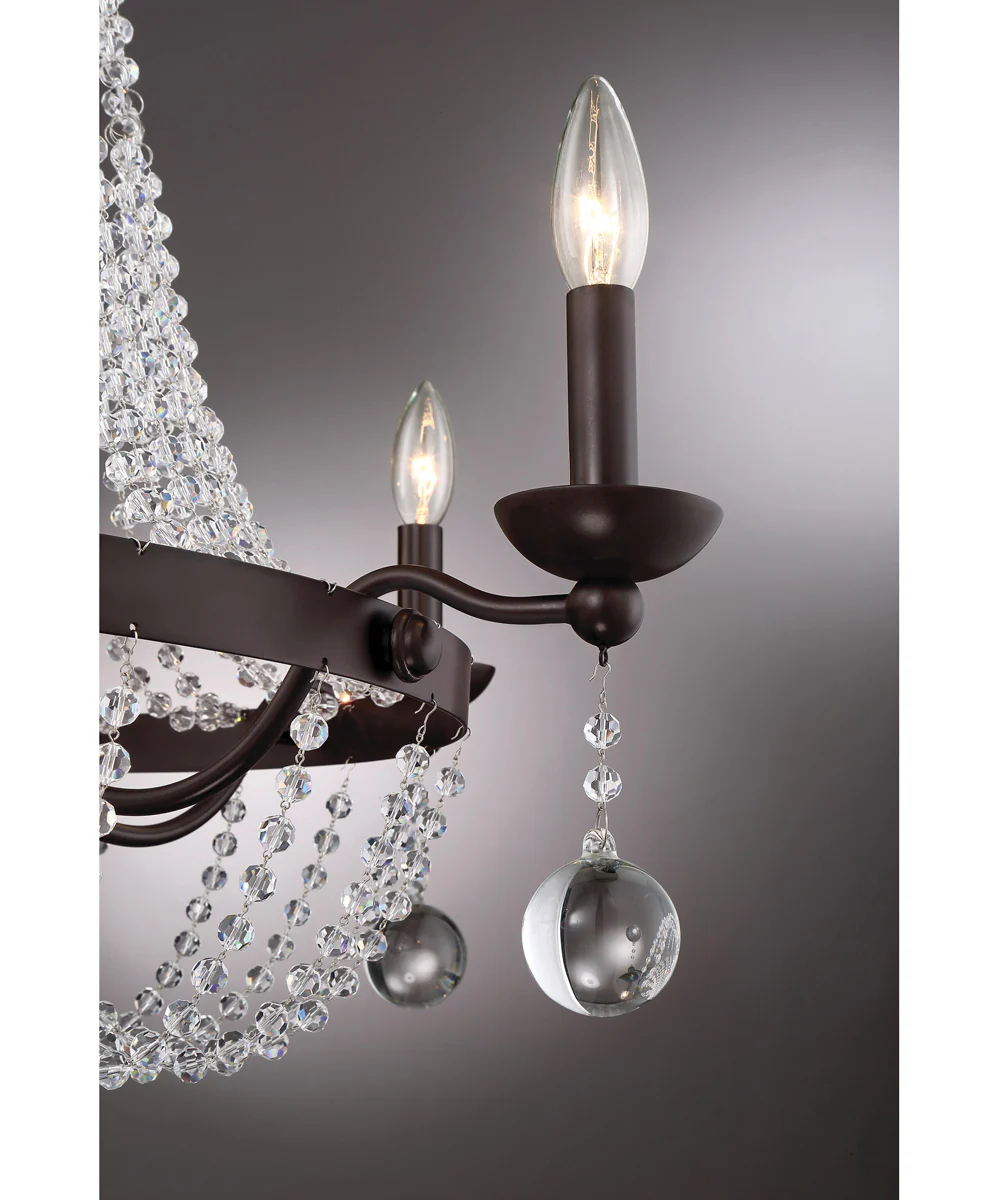 Livery 5-light Chandelier Western Bronze - Image 6