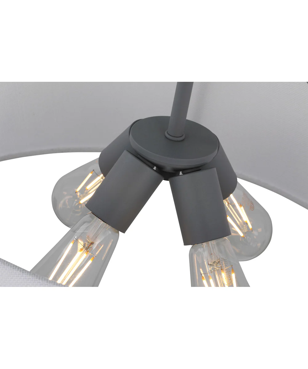 Livingston 4-Light Pendant Putty Gray - Image 5