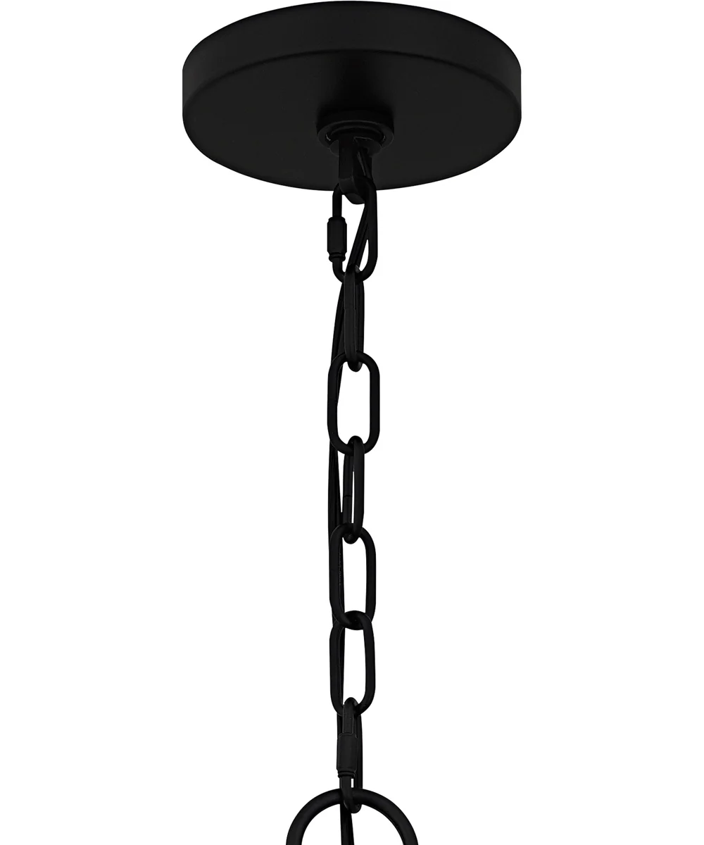 Lockery 5-light Chandelier Matte Black - Image 6