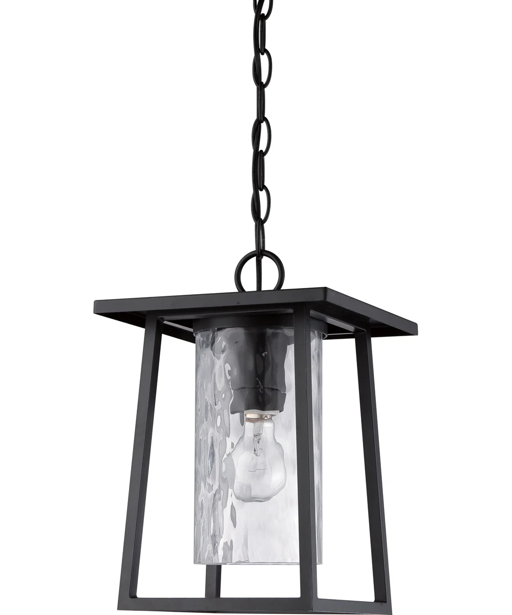 Lodge Large 1-light Outdoor Pendant Light Mystic Black - Image 3