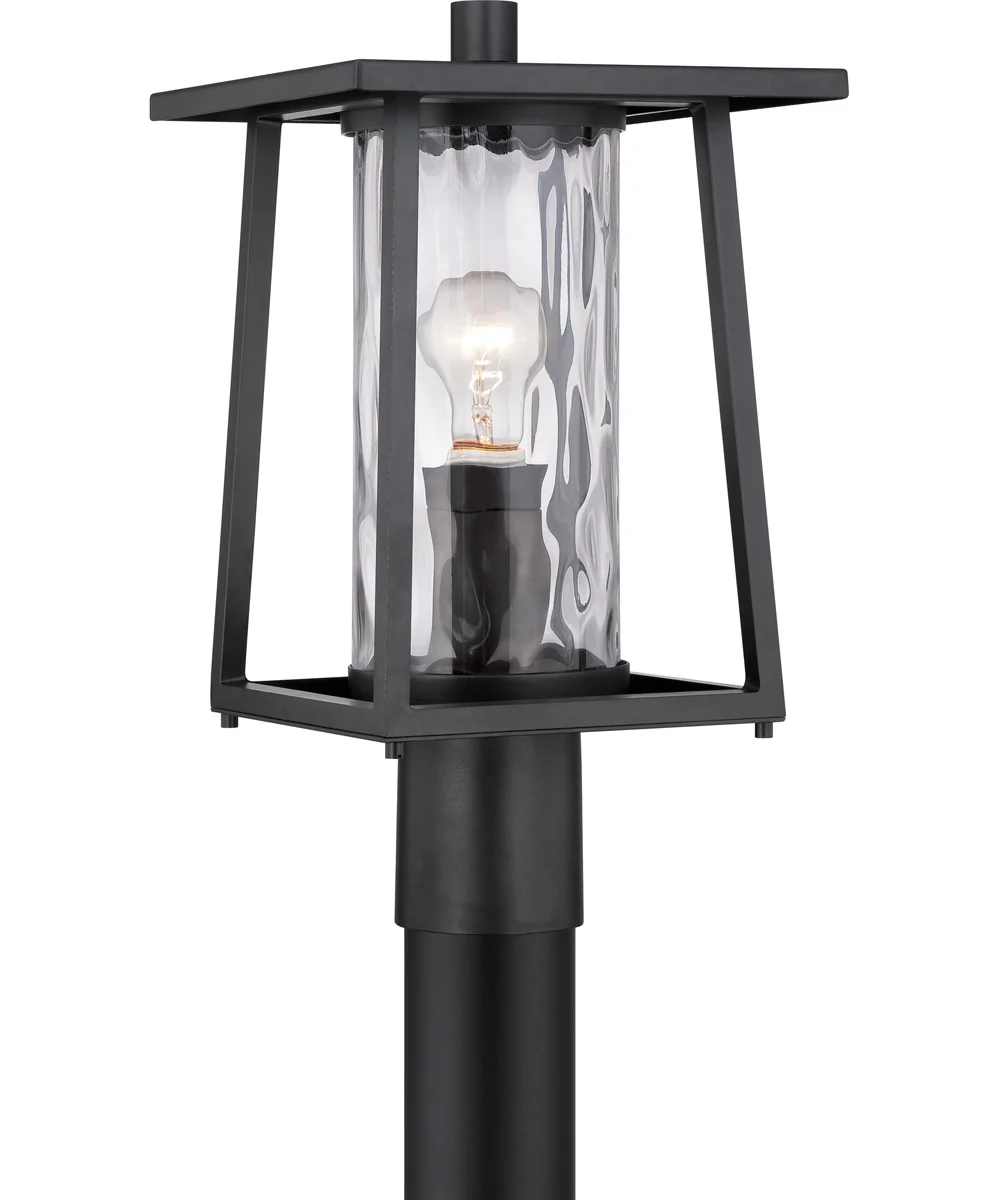Lodge Large 1-light Outdoor Post Light Mystic Black - Image 2