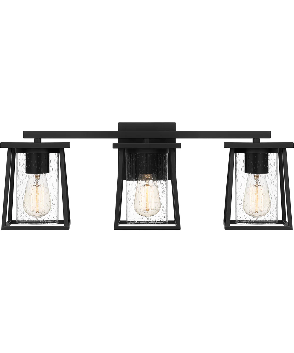 Lodge Large 3-light Bath Light Matte Black - Image 2