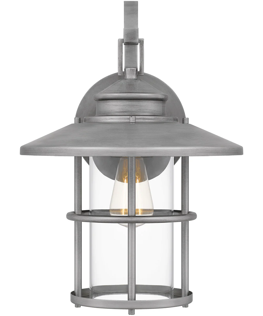 Lombard Large 1-light Outdoor Wall Light  Coastal Armour Aluminum Antique Brushed Aluminum - Image 4