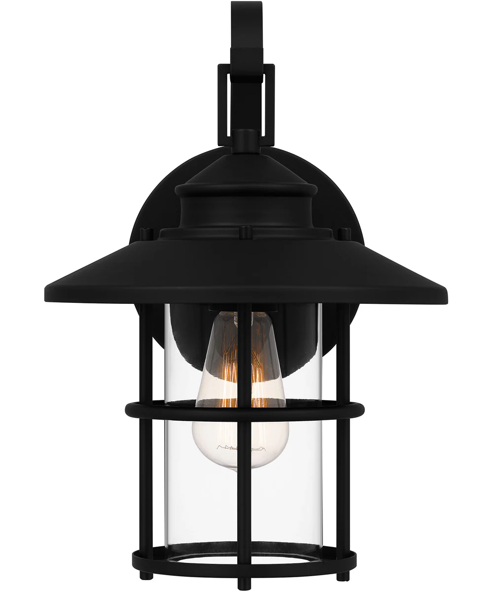 Lombard Medium 1-light Outdoor Wall Light  Coastal Armour Aluminum Matte Black - Image 4
