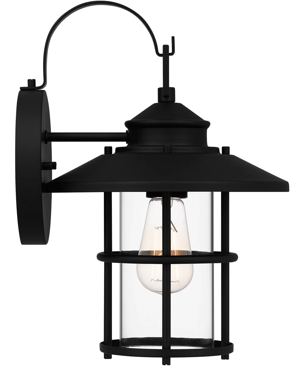 Lombard Medium 1-light Outdoor Wall Light  Coastal Armour Aluminum Matte Black - Image 5