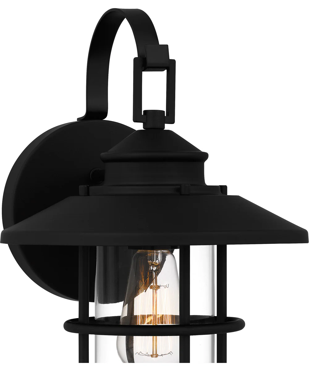 Lombard Medium 1-light Outdoor Wall Light  Coastal Armour Aluminum Matte Black - Image 6