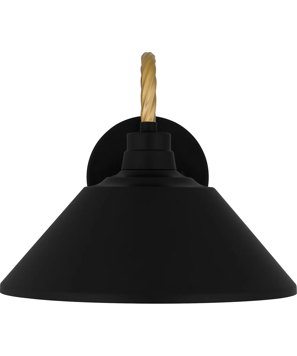 Longshore Medium 1-light Outdoor Wall Light Matte Black - Image 3