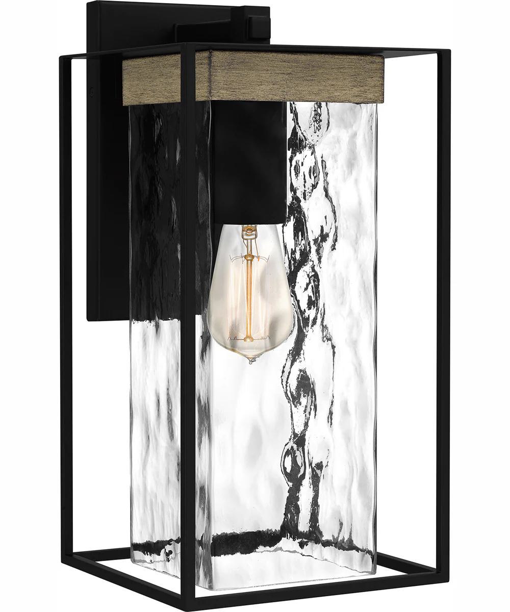 Longwood Large 1-light Outdoor Wall Light Matte Black - Image 2