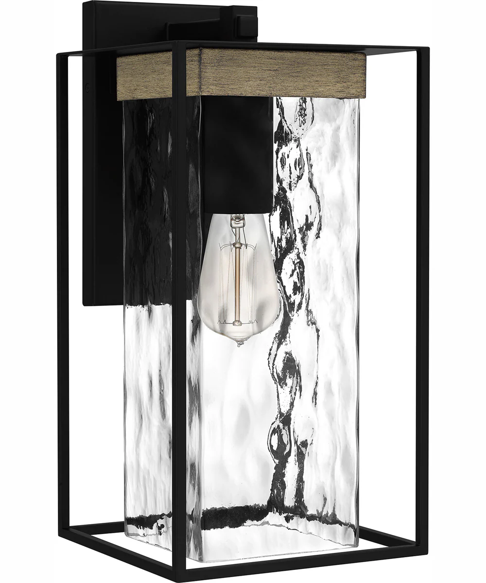Longwood Large 1-light Outdoor Wall Light Matte Black - Image 3