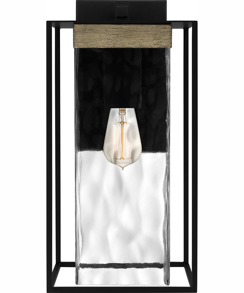 Longwood Large 1-light Outdoor Wall Light Matte Black - Image 4
