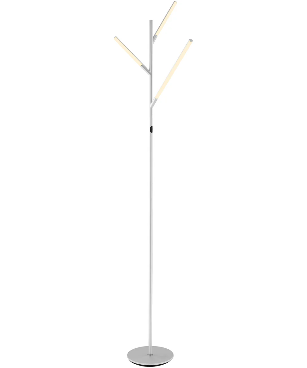 Lorant 3-Light Led 3-Light Floor Lamp Silver