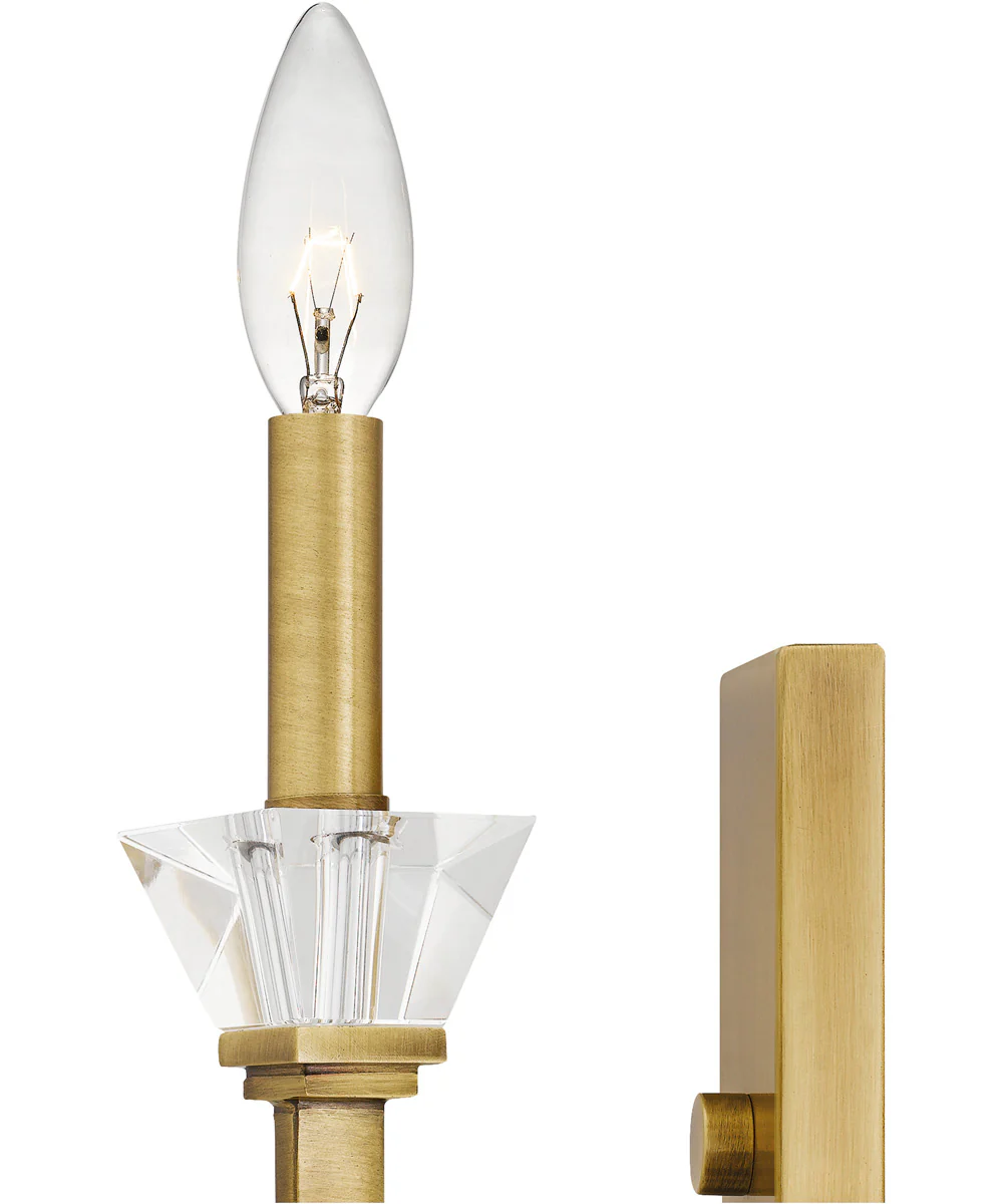 Lottie Small 2-light Wall Sconce Aged Brass - Image 6