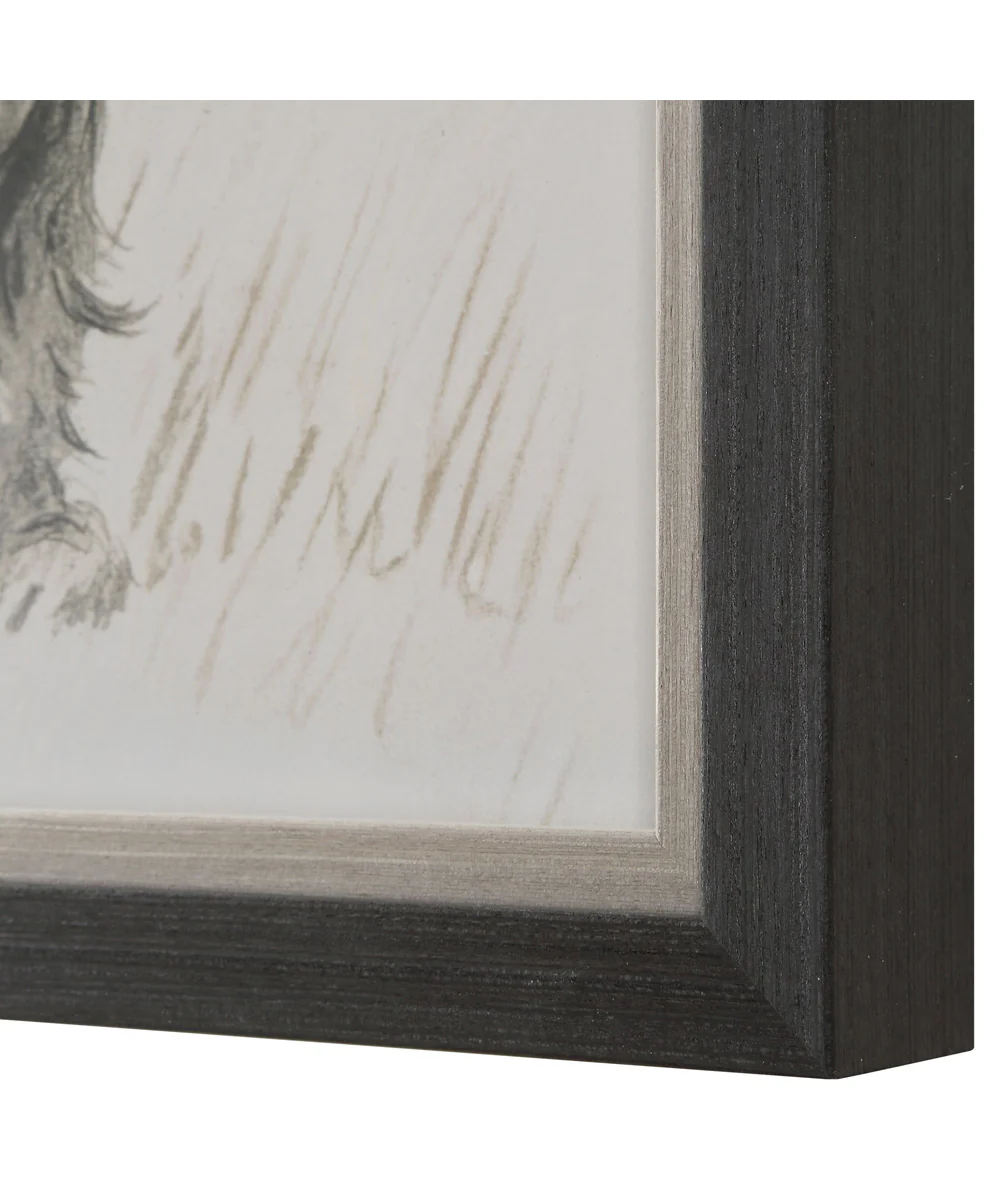 Loyal Companion Framed Dog Prints, Set of 9 - Image 6