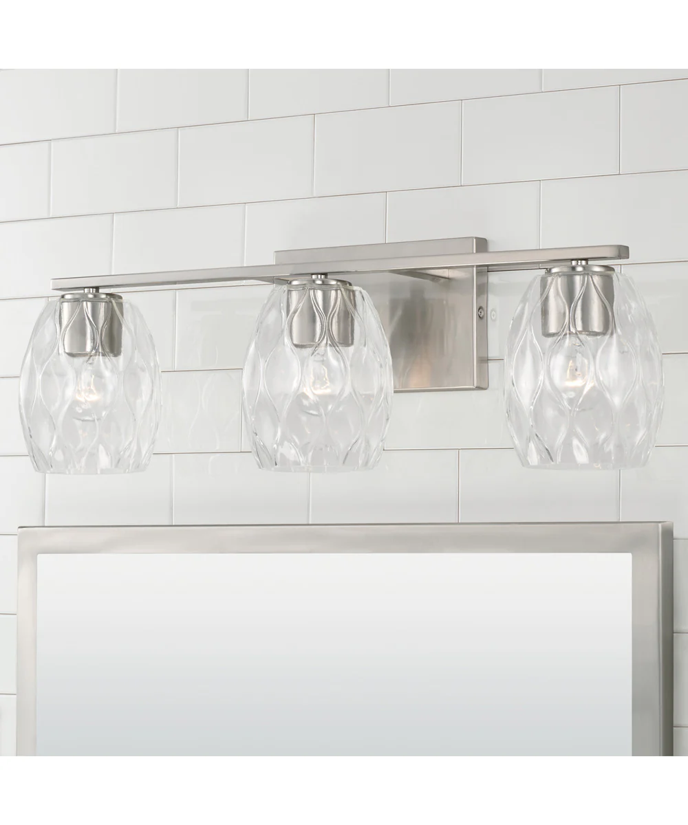 Lucas 3-Light Vanity Brushed Nickel - Image 2
