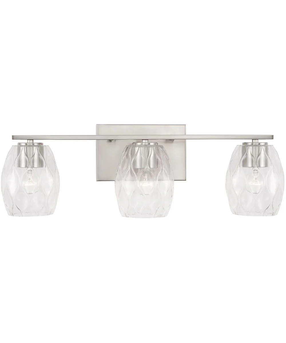 Lucas 3-Light Vanity Brushed Nickel - Image 4