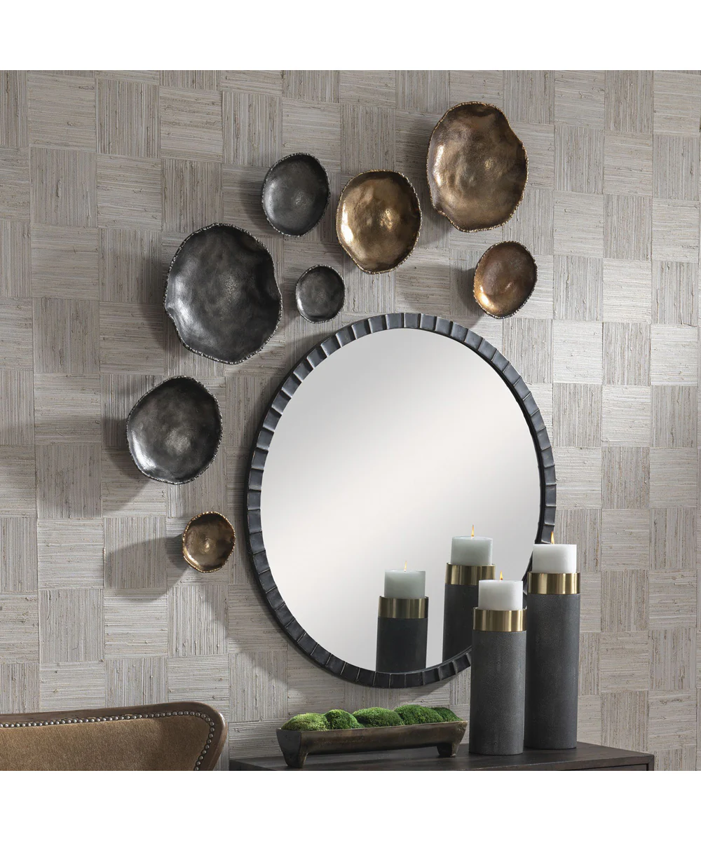 Lucky Coins Nickel Wall Decor, Set of 4 - Image 3