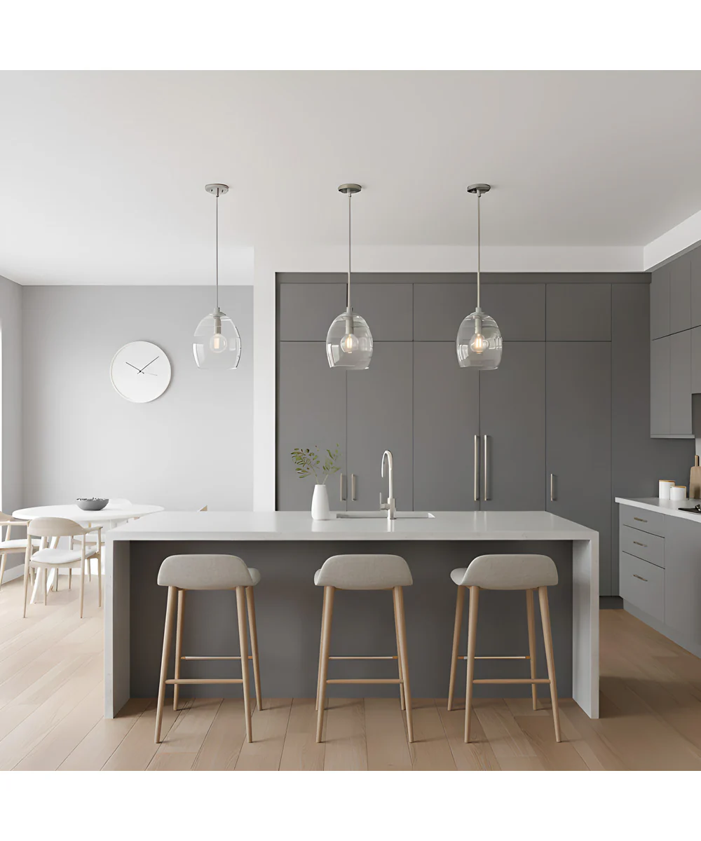 Lucy 1-light Mini Pendant Brushed Nickel - Image 3