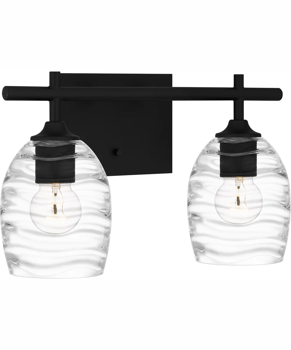 Lucy Medium 2-light Bath Light Matte Black - Image 4