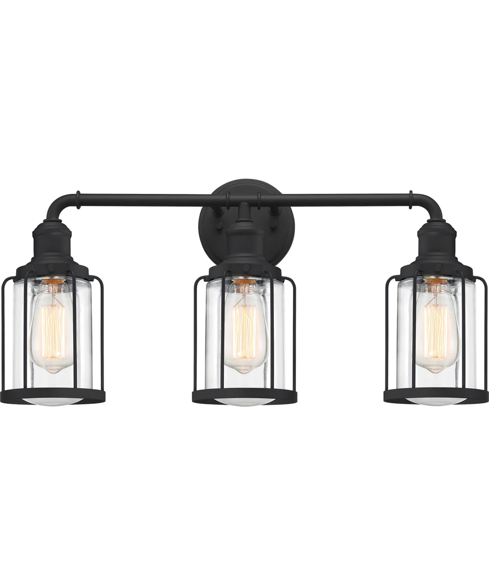Ludlow Large 3-light Bath Light Earth Black - Image 2