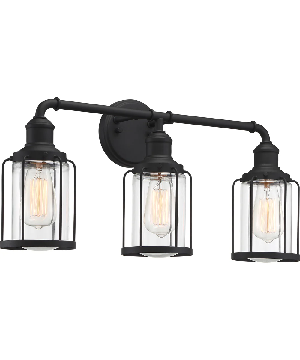 Ludlow Large 3-light Bath Light Earth Black - Image 4