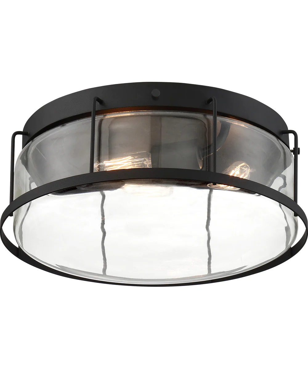 Ludlow Medium 3-light Flush Mount Earth Black - Image 5