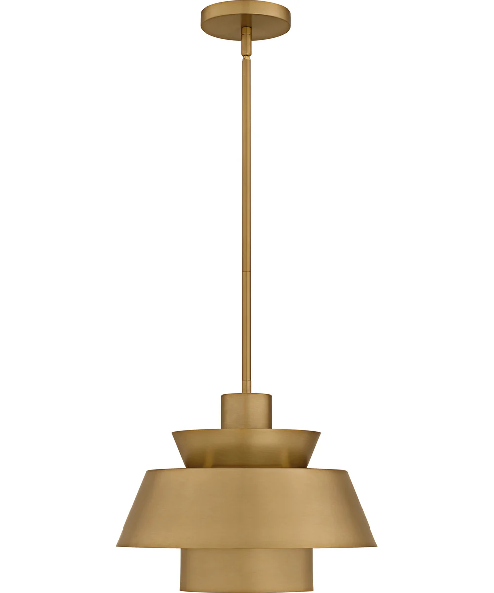 Lumi 1-light Pendant Brushed Weathered Brass - Image 3