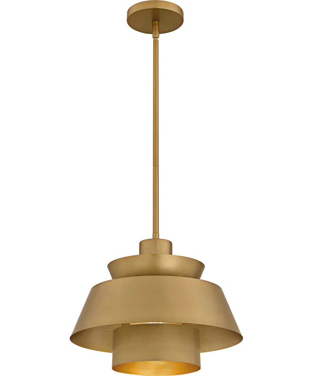 Lumi 1-light Pendant Brushed Weathered Brass - Image 4
