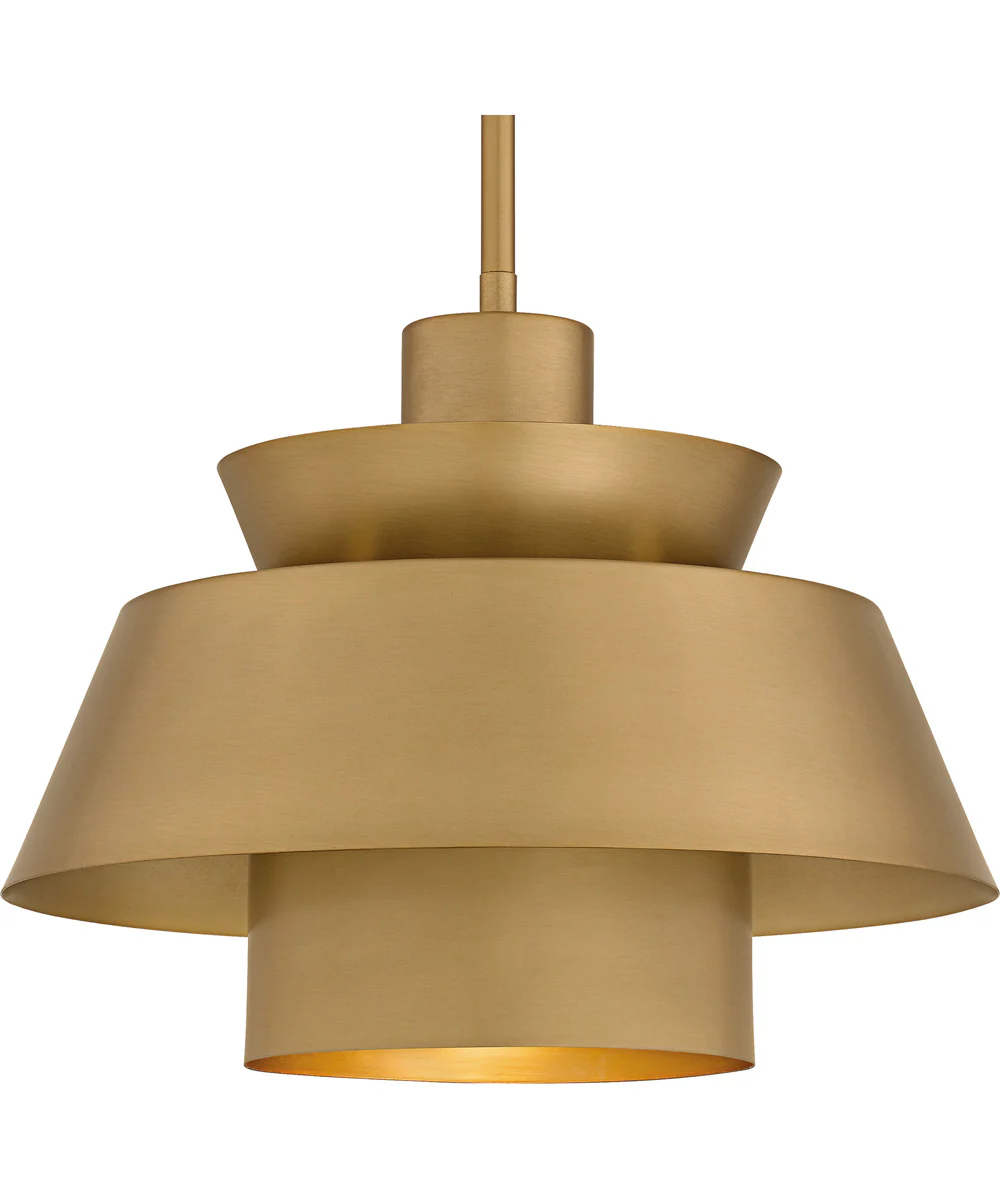 Lumi 1-light Pendant Brushed Weathered Brass - Image 5