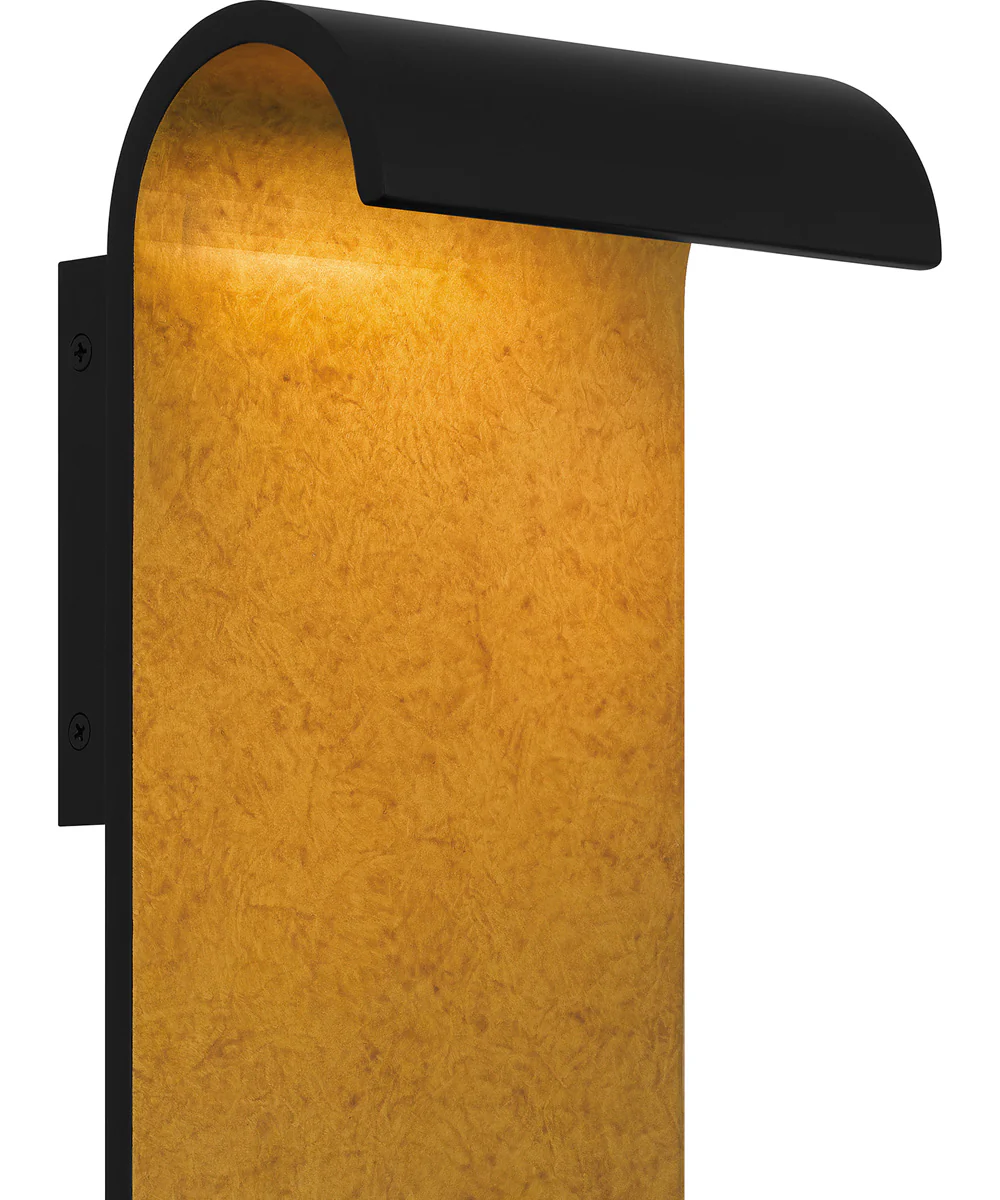 Lunar Medium Outdoor Wall Light  Coastal Armour Aluminum Matte Black - Image 5