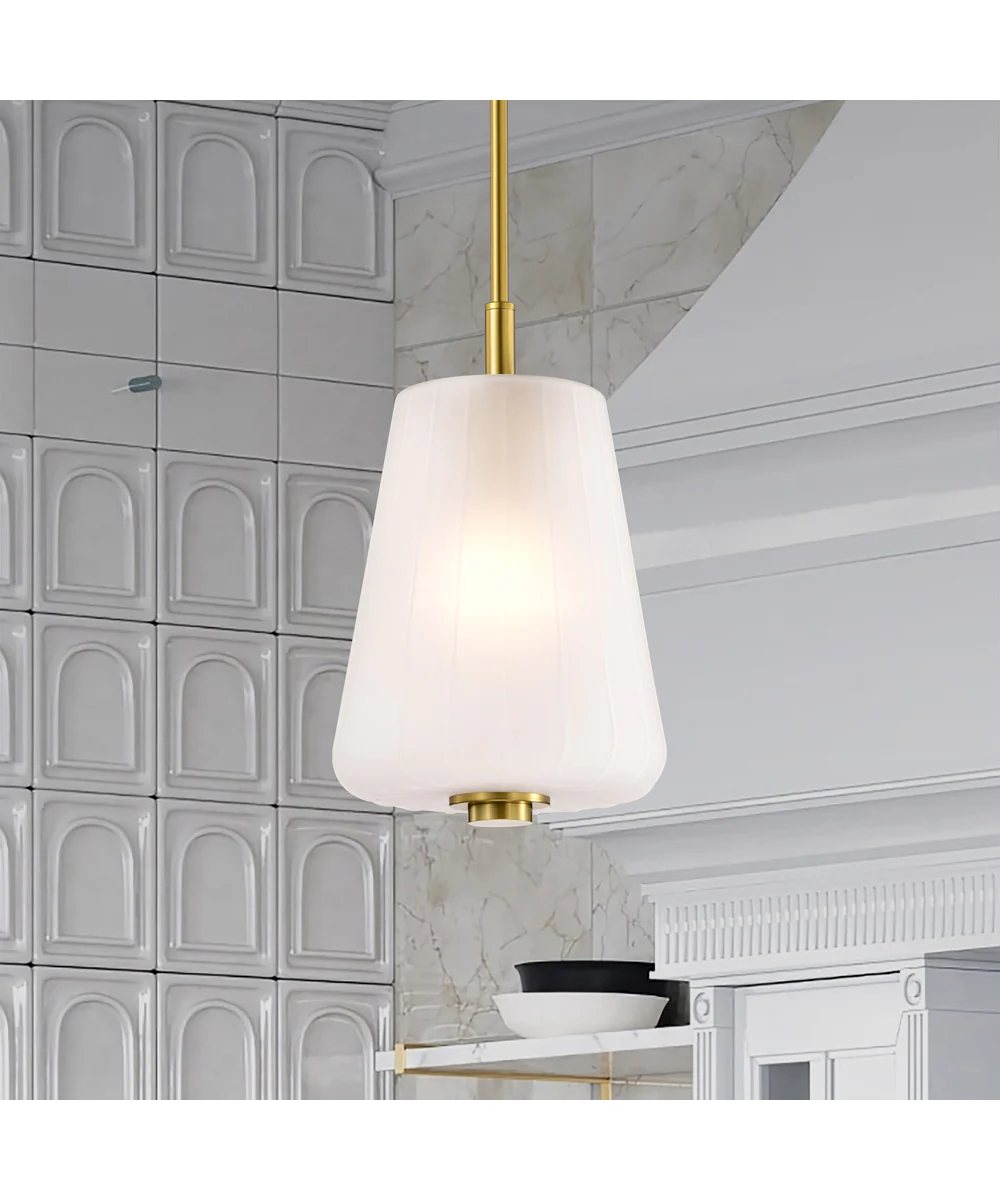 Lune 1-Light Pendant Vintage Brass - Image 3