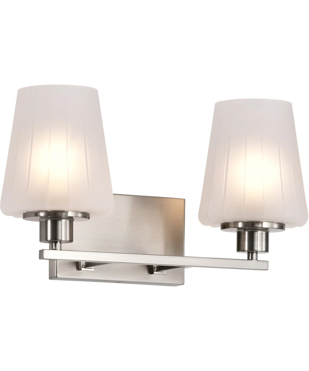 Lune 2-Light Vanity & Wall Brushed Nickel - Image 4