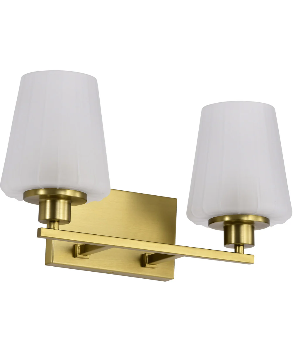 Lune 2-Light Vanity & Wall Vintage Brass - Image 5
