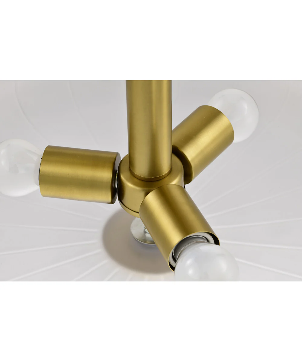 Lune 3-Light Close-to-Ceiling Vintage Brass - Image 11