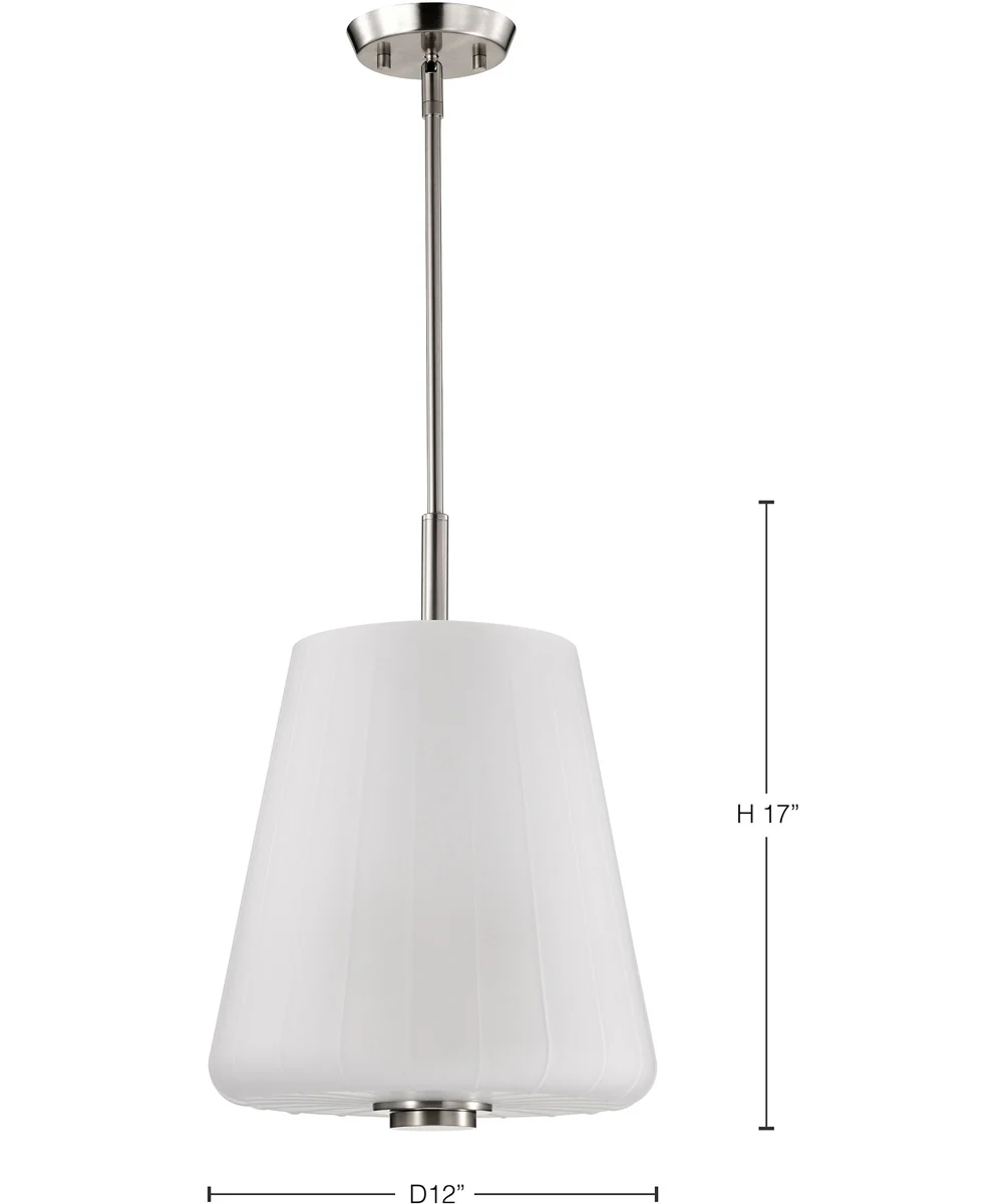 Lune 3-Light Pendant Brushed Nickel - Image 12
