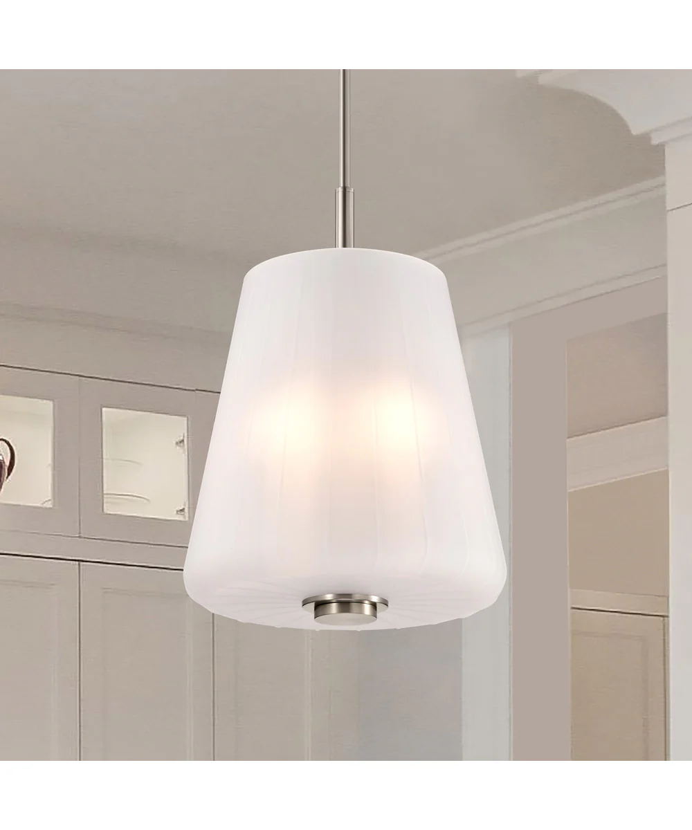 Lune 3-Light Pendant Brushed Nickel - Image 3