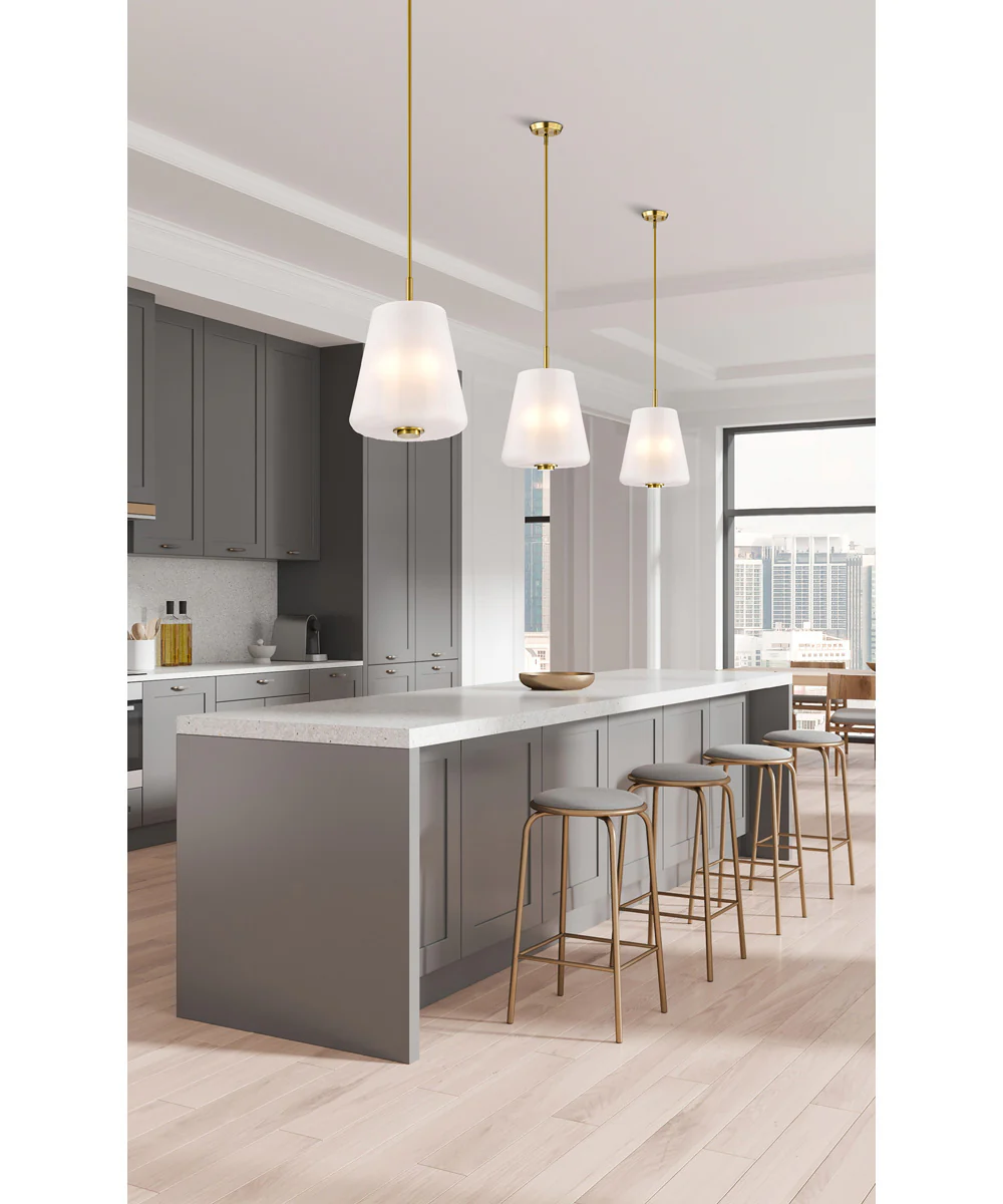 Lune 3-Light Pendant Vintage Brass - Image 2