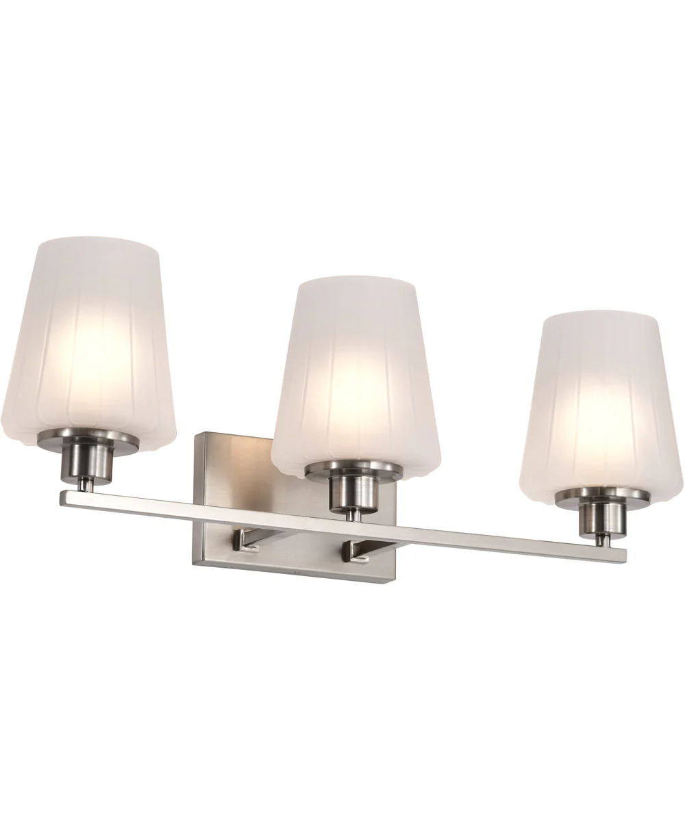 Lune 3-Light Vanity & Wall Brushed Nickel - Image 2