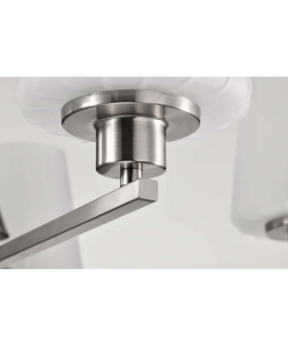 Lune 5-Light Chandelier Brushed Nickel - Image 11