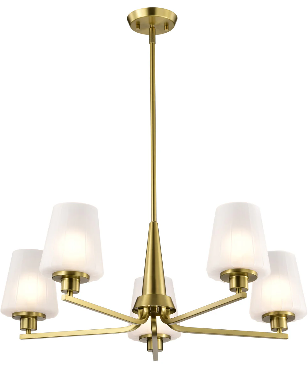 Lune 5-Light Chandelier Vintage Brass - Image 4