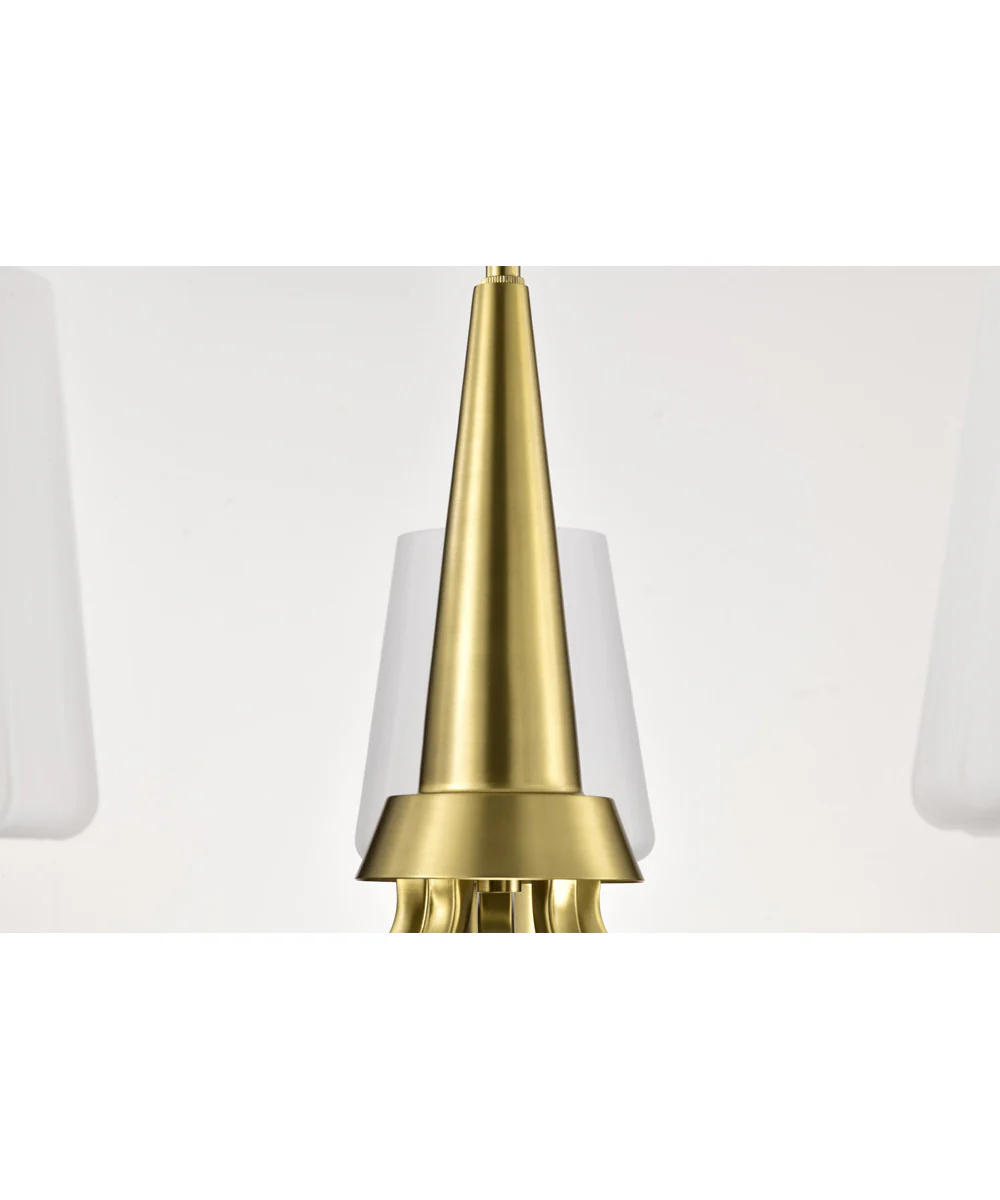 Lune 5-Light Chandelier Vintage Brass - Image 9