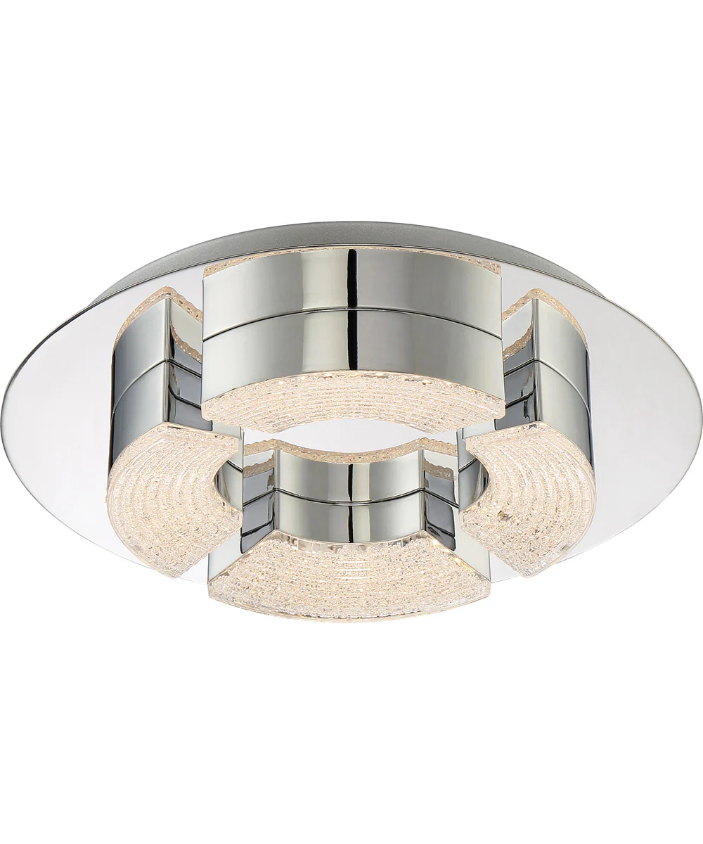 Lunette Small Flush Mount Polished Chrome - Image 4