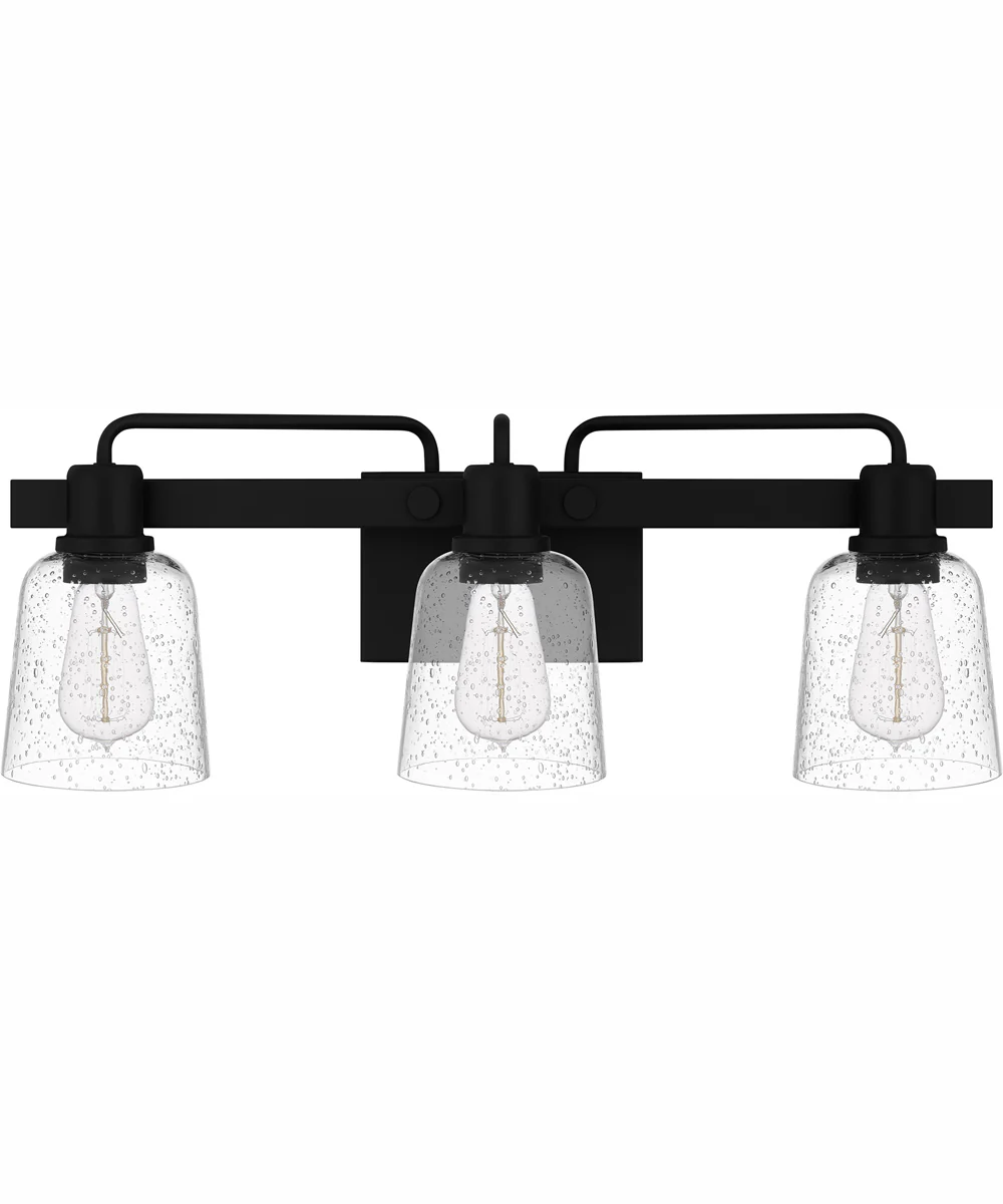 Lydia Large 3-light Bath Light Matte Black - Image 3