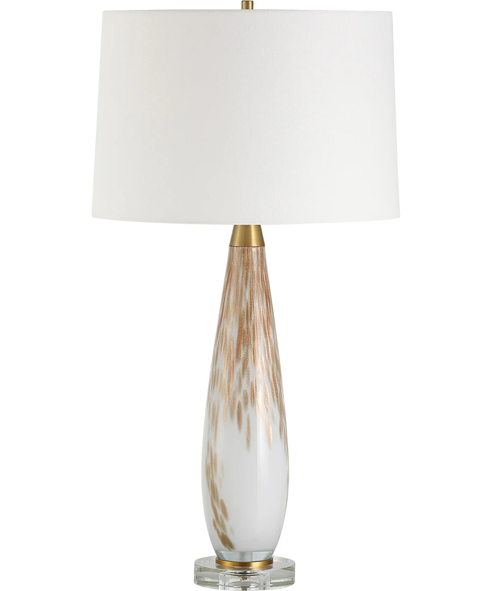 Lyra White & Gold Table Lamp - Image 4