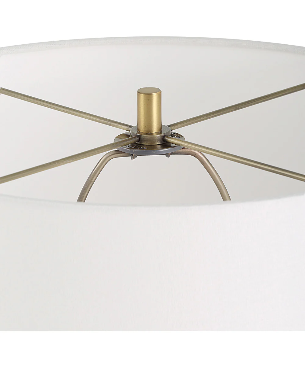 Lyra White & Gold Table Lamp - Image 6