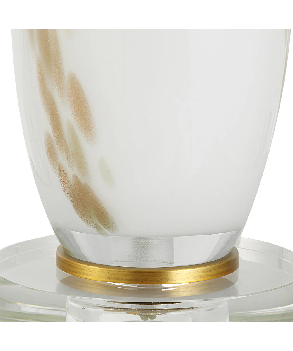 Lyra White & Gold Table Lamp - Image 7