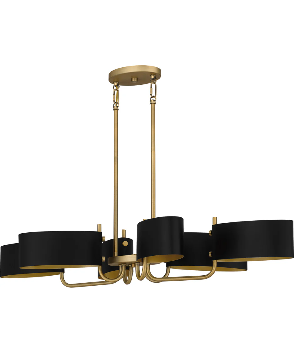 Madden Medium 6-light Island Light Aged Brass - Image 2