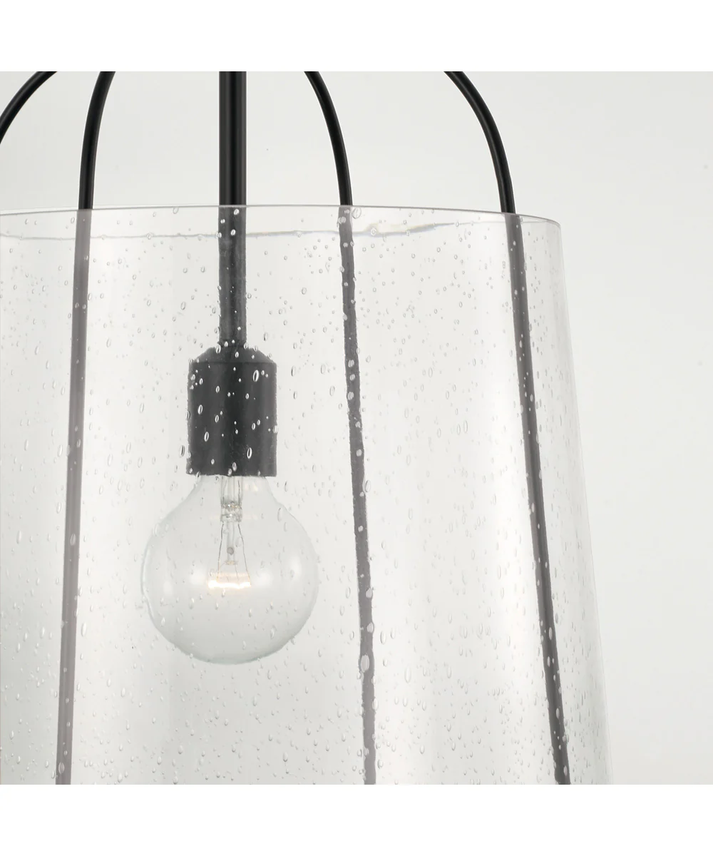 Madison 1-Light Pendant Matte Black - Image 3