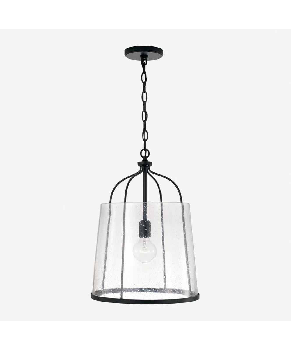 Madison 1-Light Pendant Matte Black - Image 4