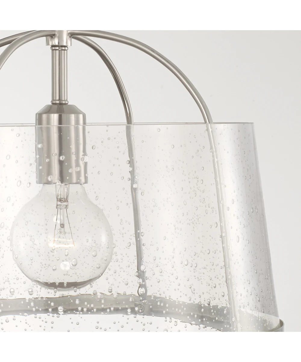 Madison 1-Light Dual-Mount Semi-Flush/Pendant Mount Brushed Nickel - Image 4